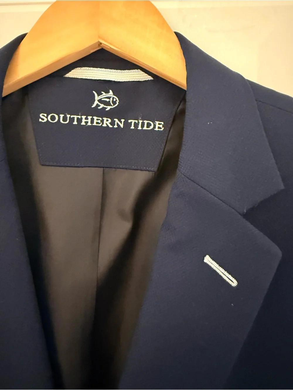 Southern Tide Men's Navy Two-Button Blazer
